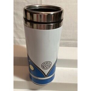 Paladone Blue VW Volkswagen Bus Stainless Steel Travel Mug 15oz. Hot / Cold
